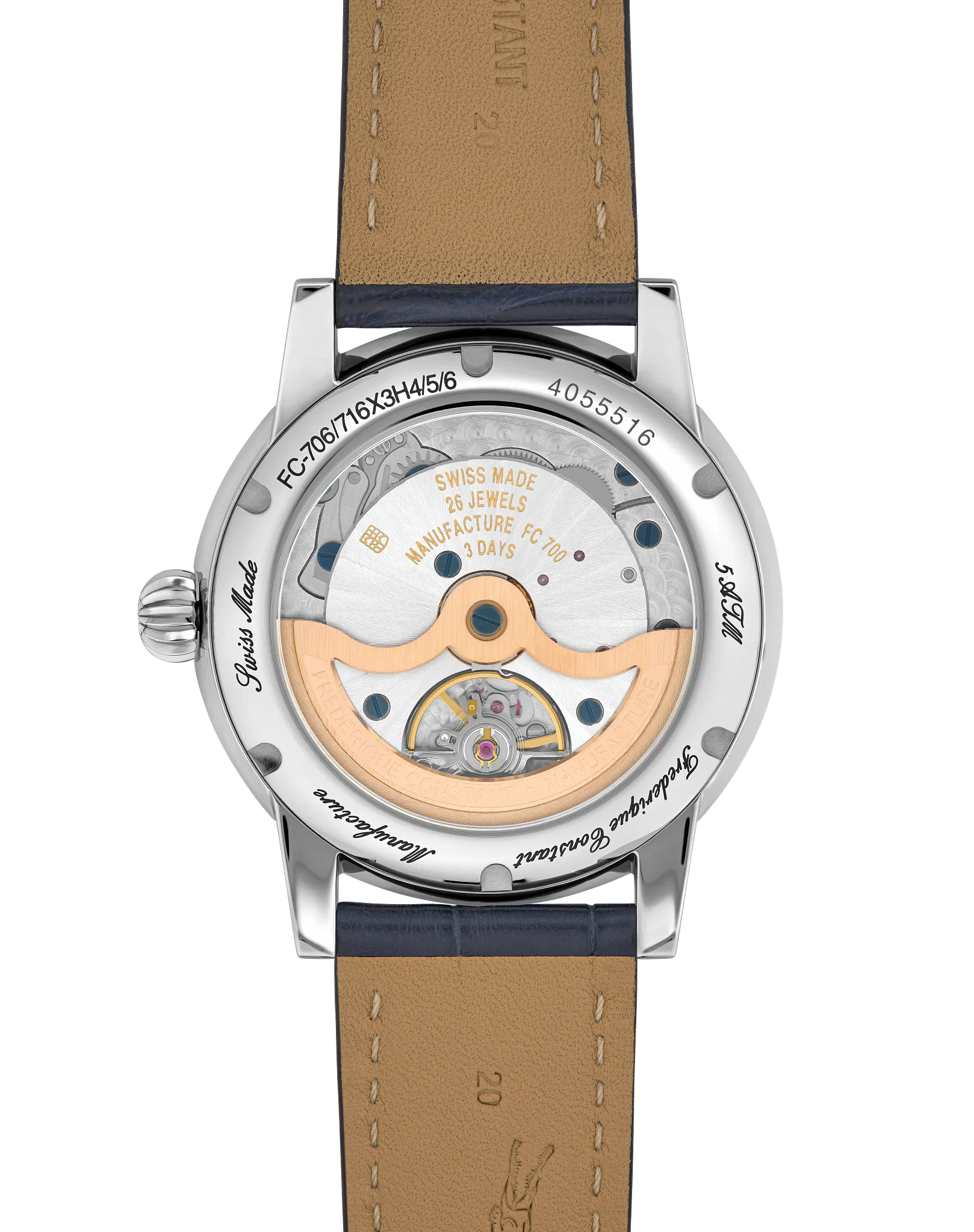 Manufacture Classic Moonphase Date Watch FC-716N3H6 | Frederique